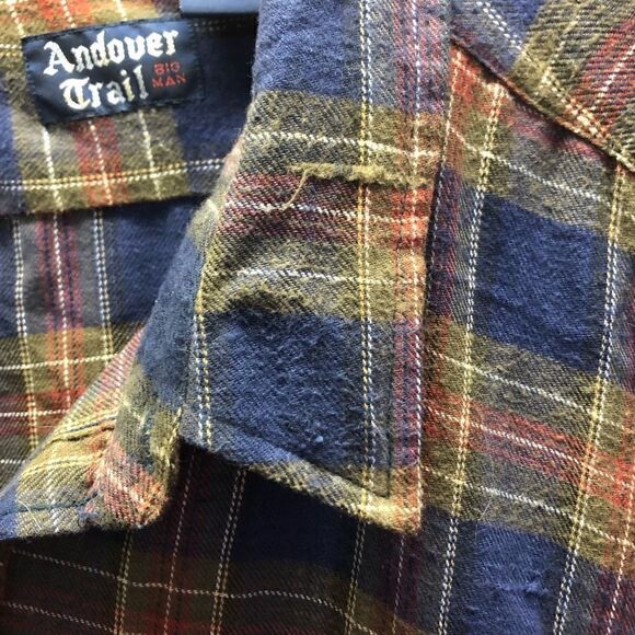 Andover Trail Cotton Flannel Mens 3XL (XXL) Big Man - Picture 3 of 5